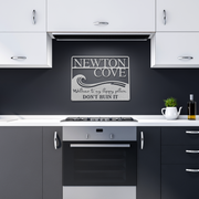 Funny_Lakehouse_Metal_Sign__Welcom_Silver_Dark_Kitchen_Mockup.png