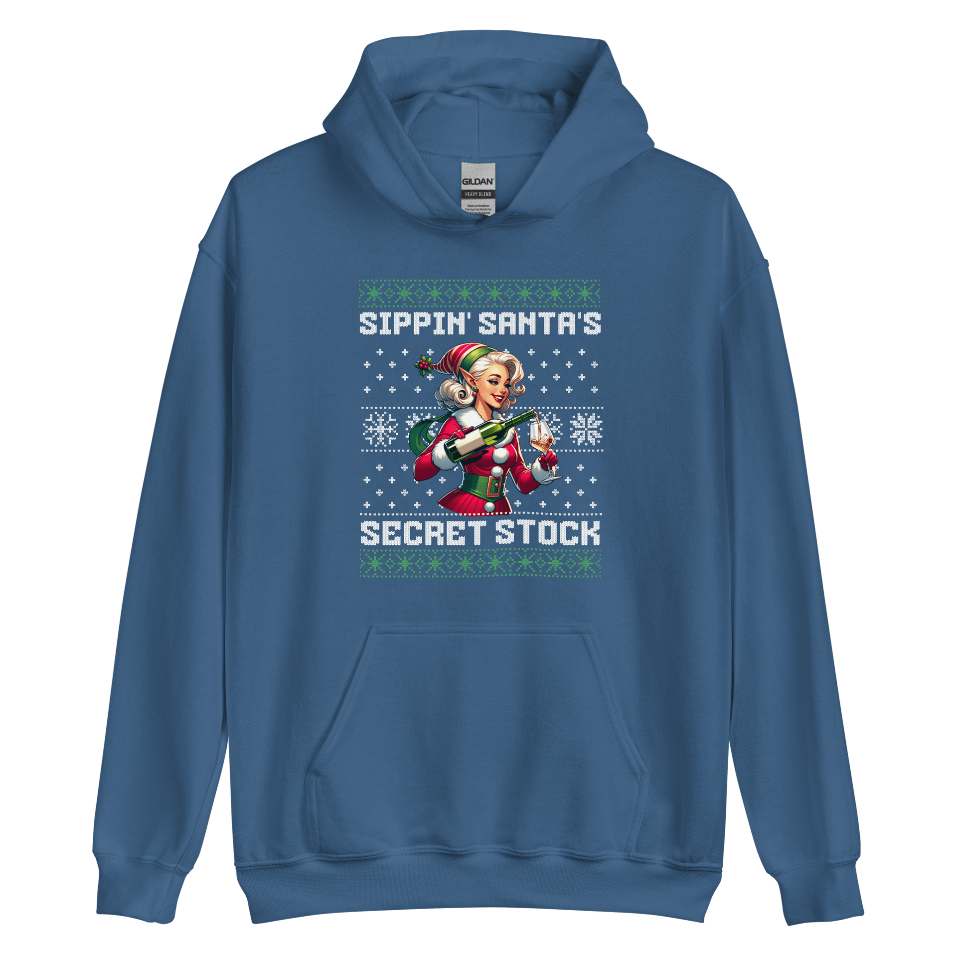 Sippin On Santas Secret Stock Hoodie