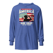 Gear up for Independence Day with our unique lightweight hoodie, featuring a patriotic design for memorable 4th of July celebrations and cool nights.