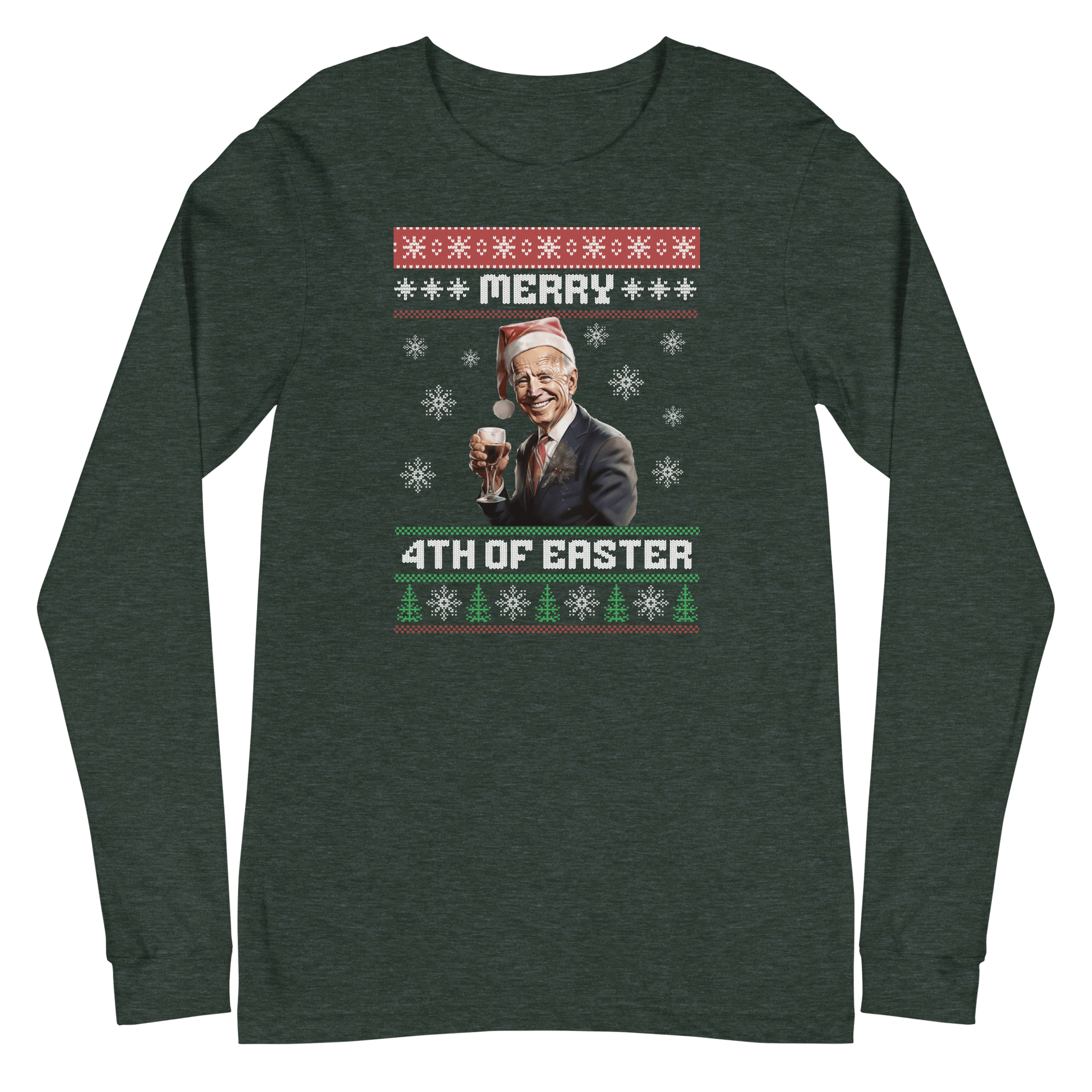 Merry 4th Of Easter Long Sleeve Tee