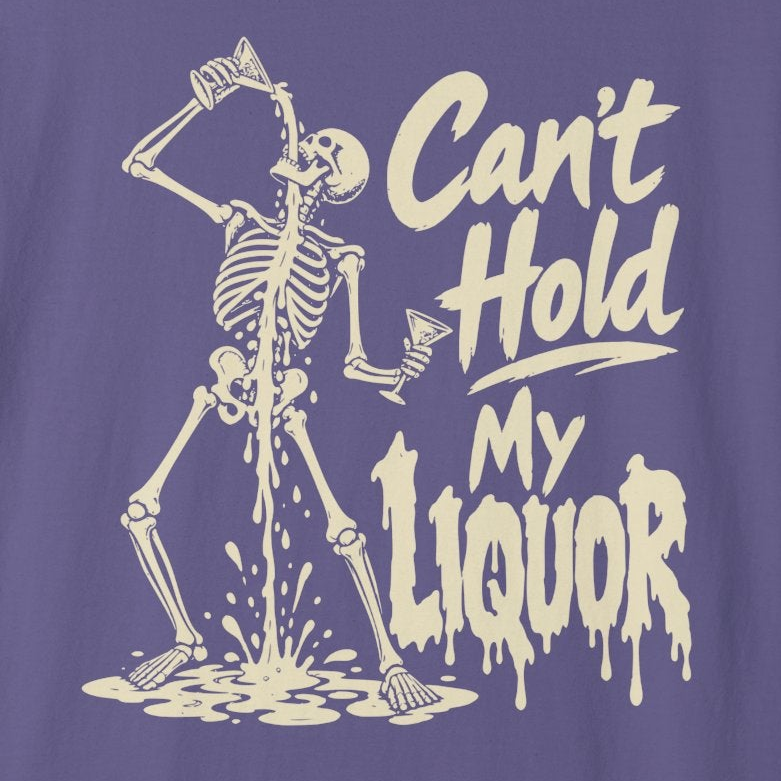 Can’t Hold My Liquor Funny Halloween Skeleton Shirt