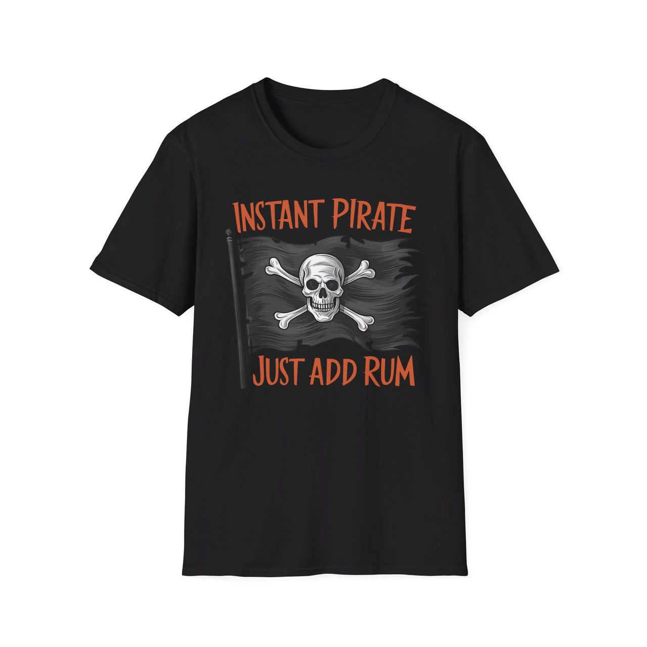 Instant Pirate, Just Add Rum Funny Halloween Tee