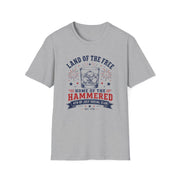 Funny 4th of July bourbon shirt with whiskey glass and fireworks