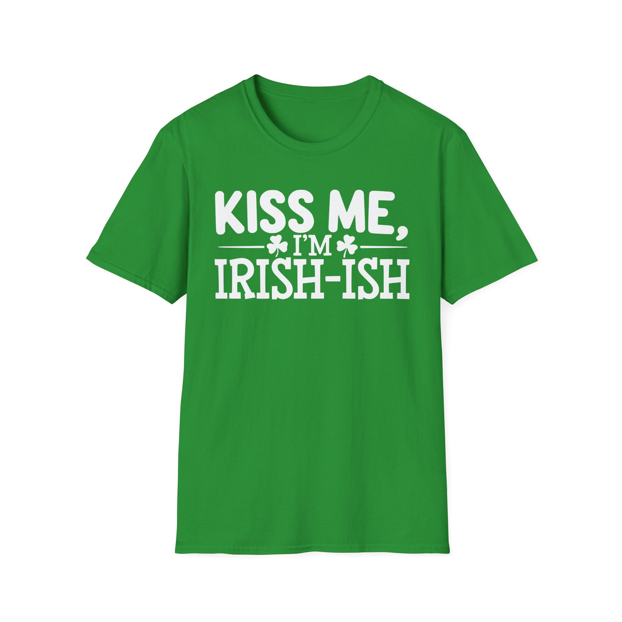 St. Patrick's Day T-Shirt | Kiss Me I’m Irish-ish | Funny Irish Shamrock Tee | Festive St. Paddy’s Shirt