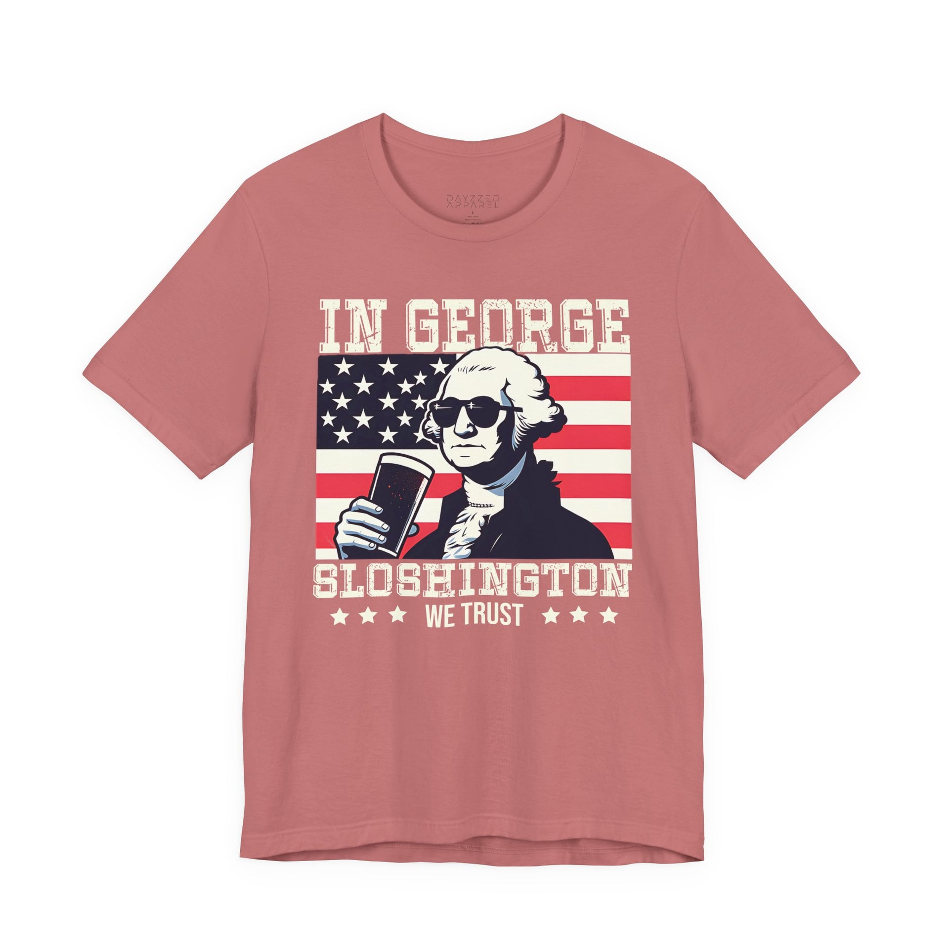 George Washington-inspired beer shirt for Independence Day BBQs