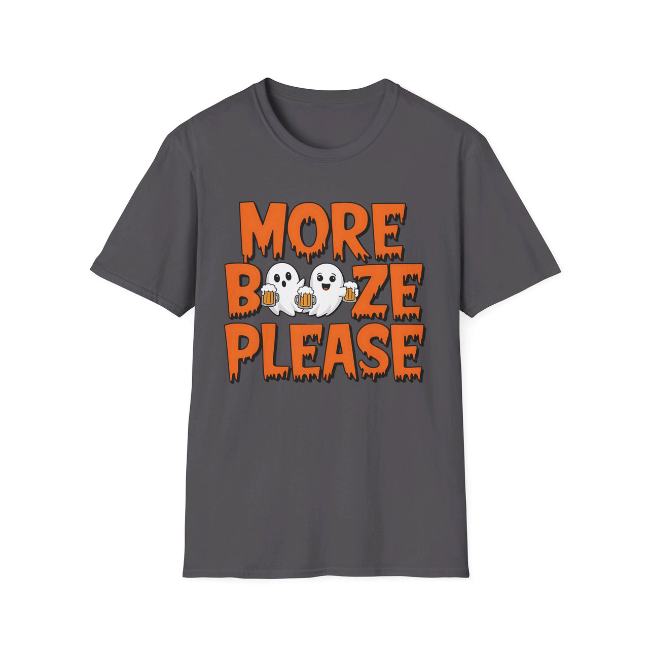 More Booze Please Funny Halloween Tee