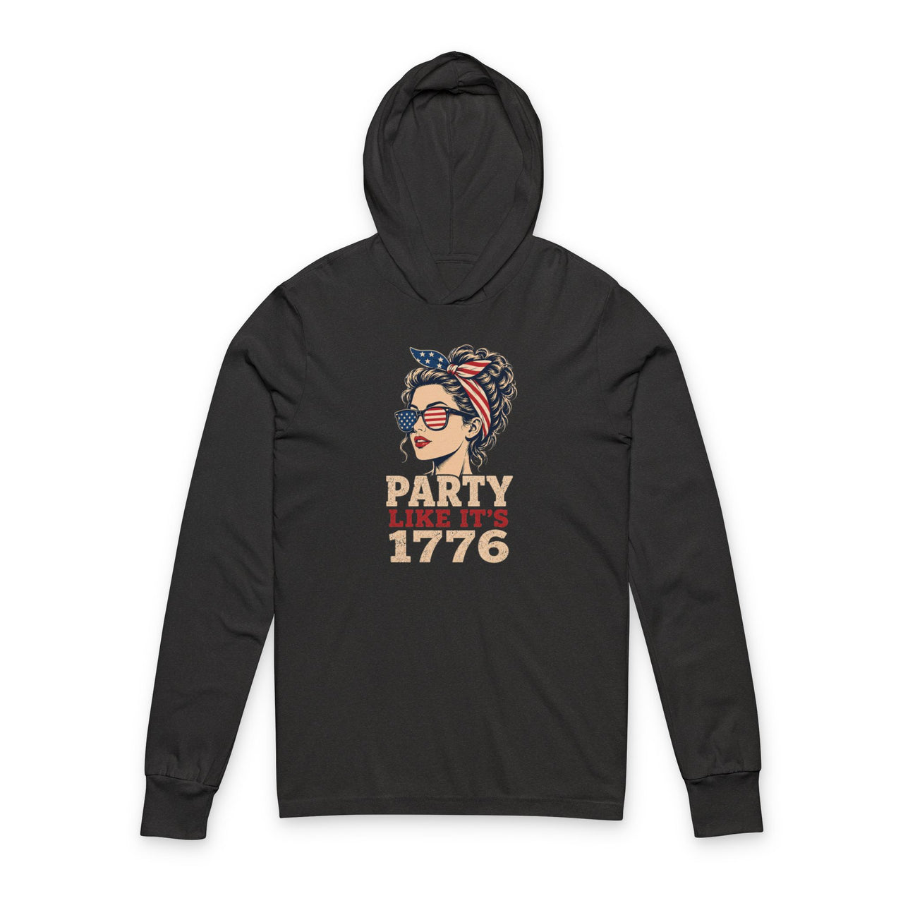 Party Like It’s 1776 Patriotic Women's Lightweight Hoodie