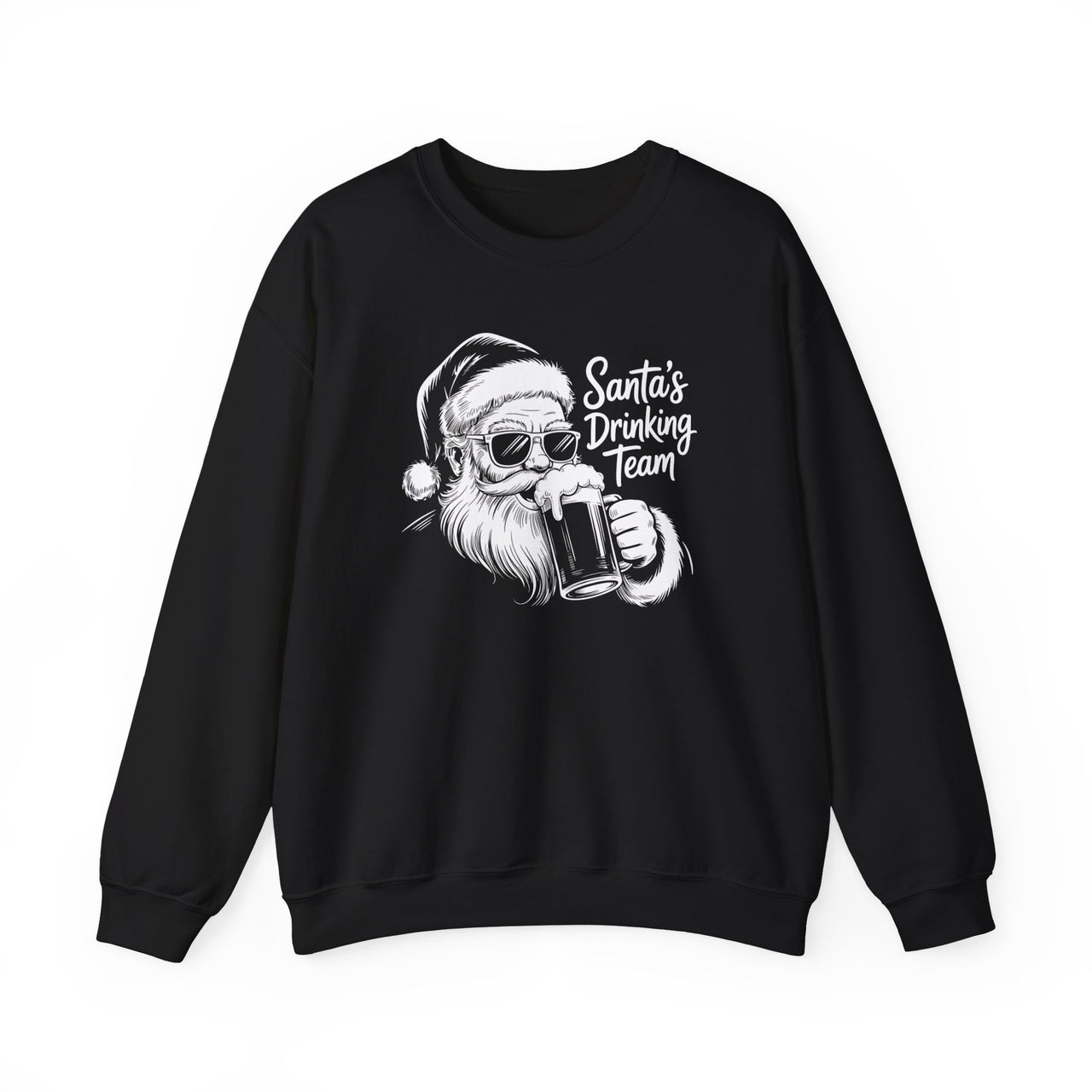 Santa’s Drinking Team – Funny Christmas Beer Sweatshirt