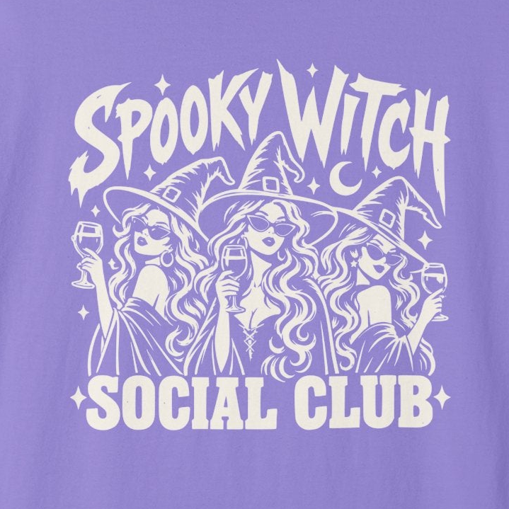 Comfort Colors Spooky Witch Social Club Halloween Shirt