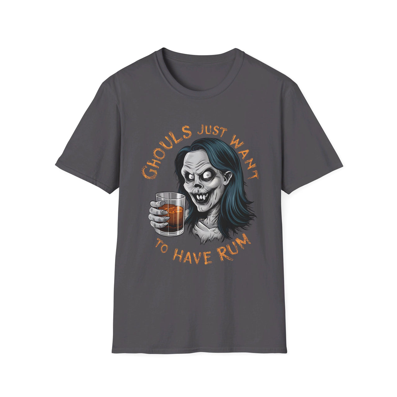 Ghouls Just Want to Have Rum Funny Halloween Tee