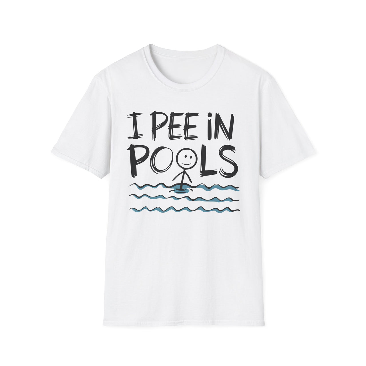 I Pee in Pools T-Shirt | Funny Tee for Pool Parties, Summer, and Vacation Vibes