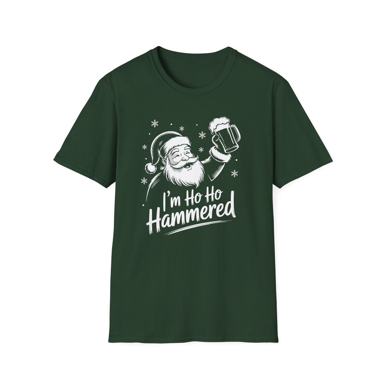 Funny Christmas T-Shirt – I’m Ho Ho Hammered – Holiday Drinking Humor Tee – Men’s & Women’s Christmas Shirt