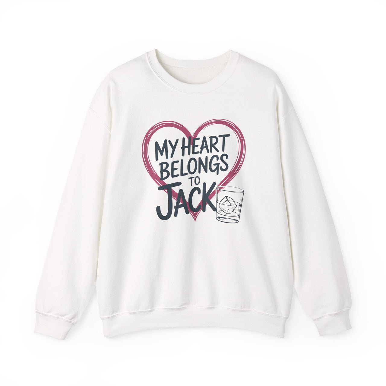 My Heart Belongs To Jack - Funny Valentine's Day Sweatshirt - Unisex (Men & Women)