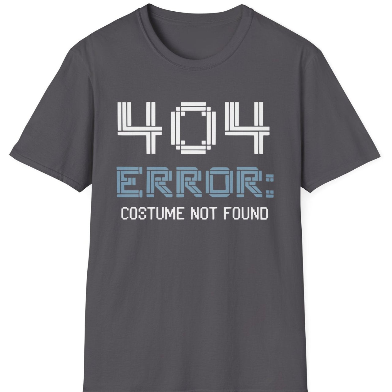 404 Error: No Costume Found Funny Halloween T-Shirt - Perfect for Spooky Season
