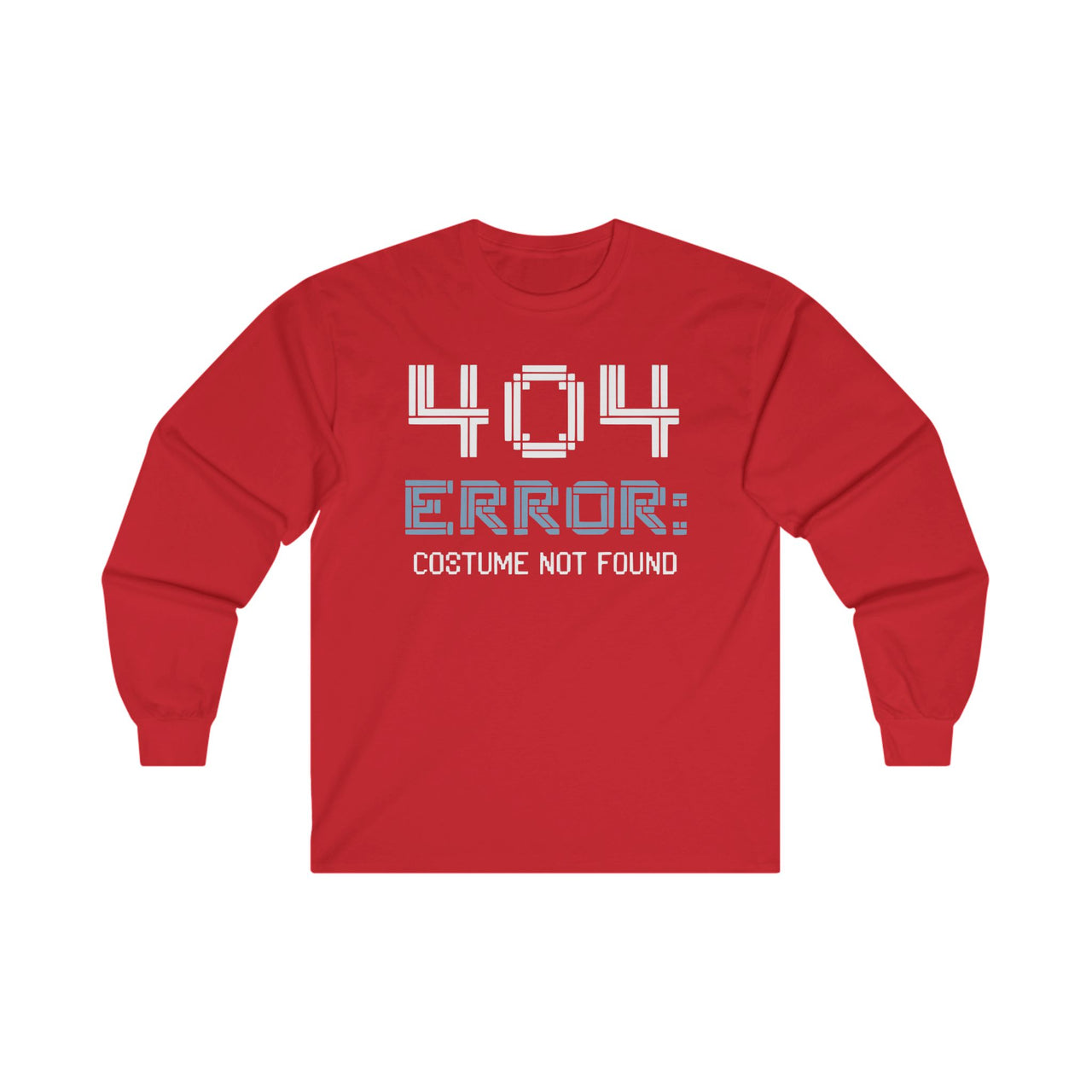 404 Error Costume Not Found Long Sleeve Halloween Shirt – Funny Spooky Season Tee