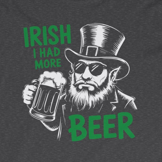 Irish I Had More Beer Long Sleeve Tee