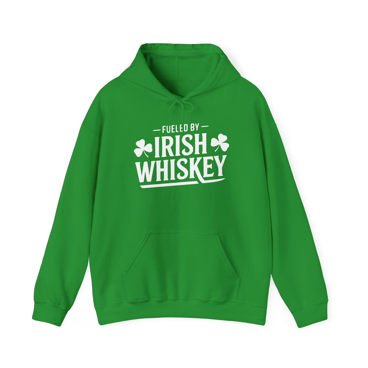 St. Patrick's Day Hoodie | Fueled by Irish Whiskey | Funny Irish Drinking Pullover | Festive St. Paddy’s Sweatshirt for Pub Crawls & Bar Nights