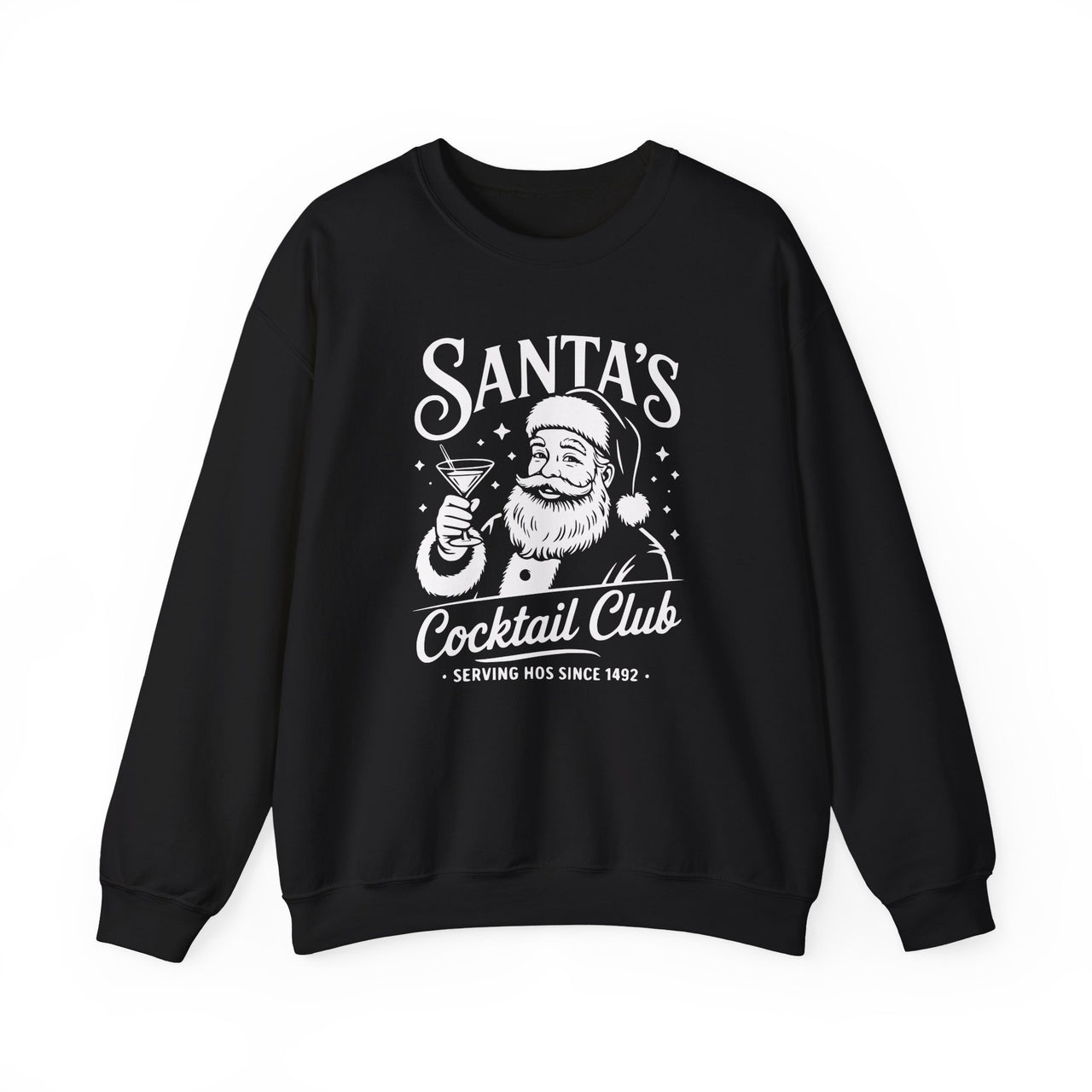 Santa’s Cocktail Club – Festive Christmas Drinking Sweatshirt