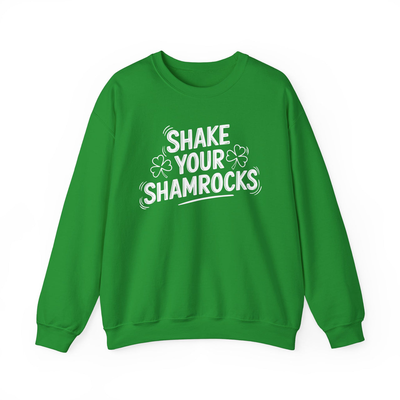 St. Patrick's Day Sweatshirt | Shake Your Shamrocks | Funny Irish Drinking Crewneck | Festive St. Paddy’s Sweatshirt