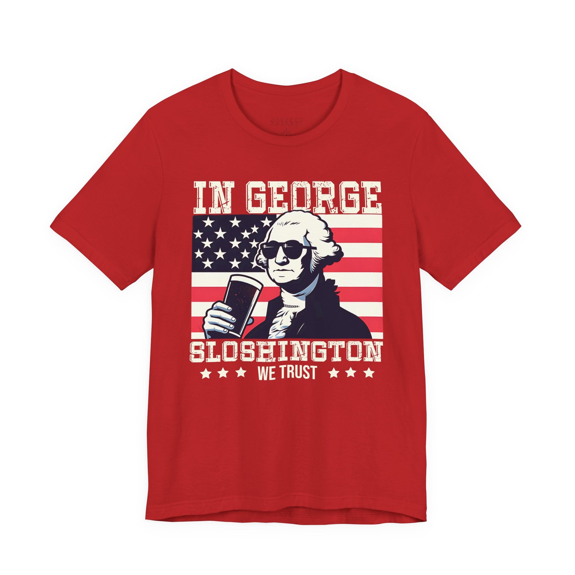 George Washington-inspired beer shirt for Independence Day BBQs