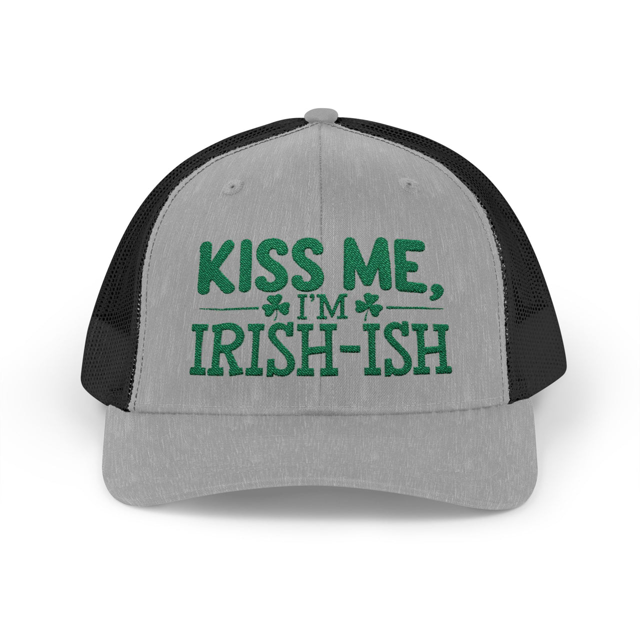 St. Patrick’s Day snapback trucker hat with I’ll Be Your Lucky Charm text