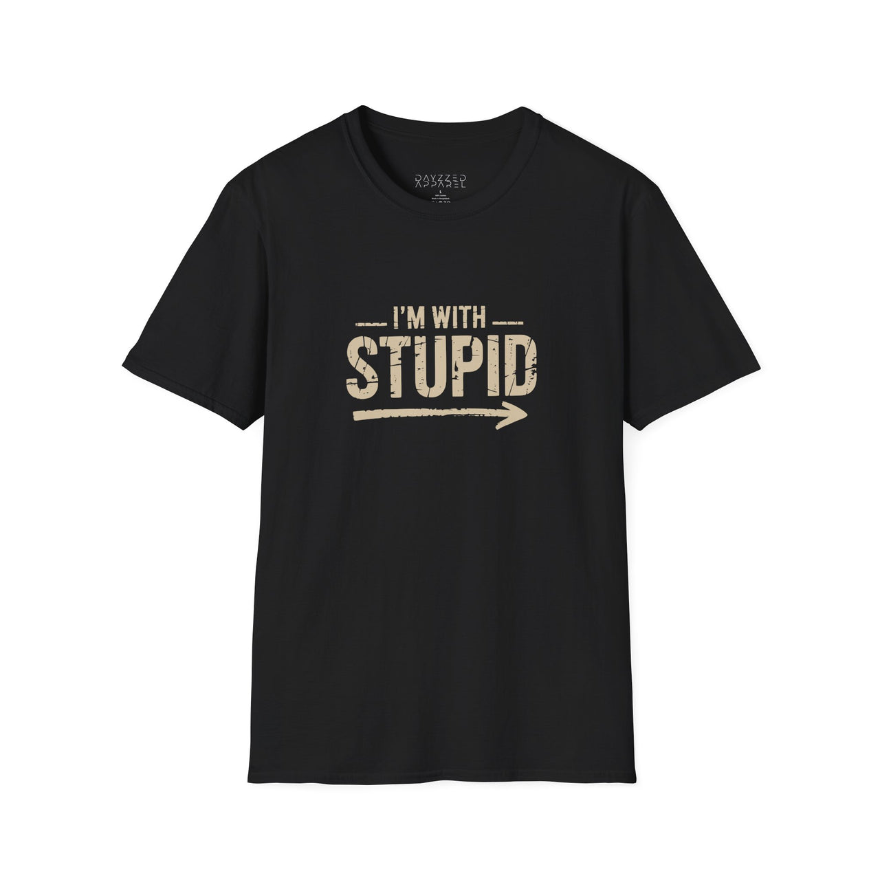 I’m With Stupid Premium Softstyle T-Shirt