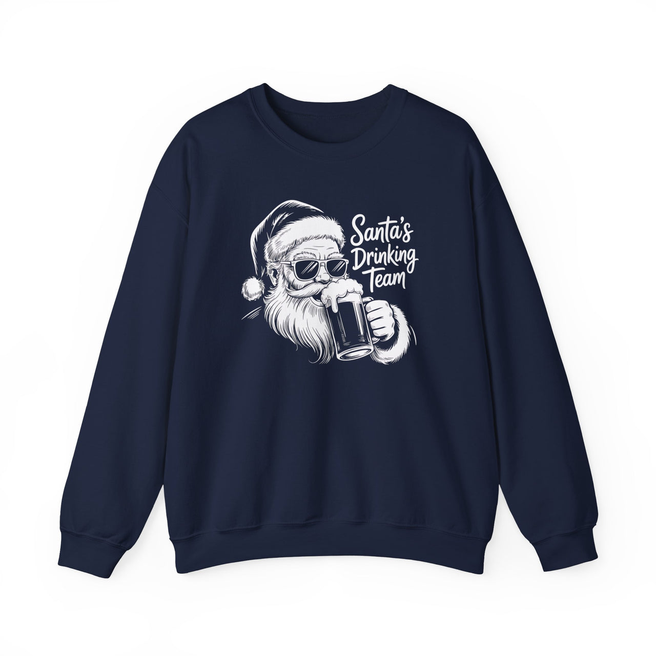 Santa’s Drinking Team – Funny Christmas Beer Sweatshirt