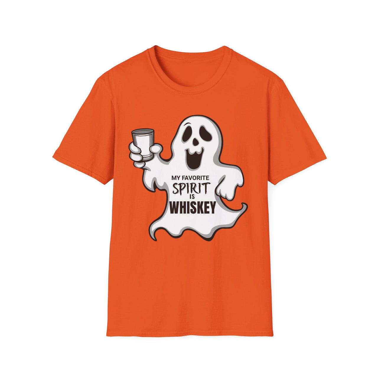 My Favorite Spirit is Whiskey Funny Halloween Tee