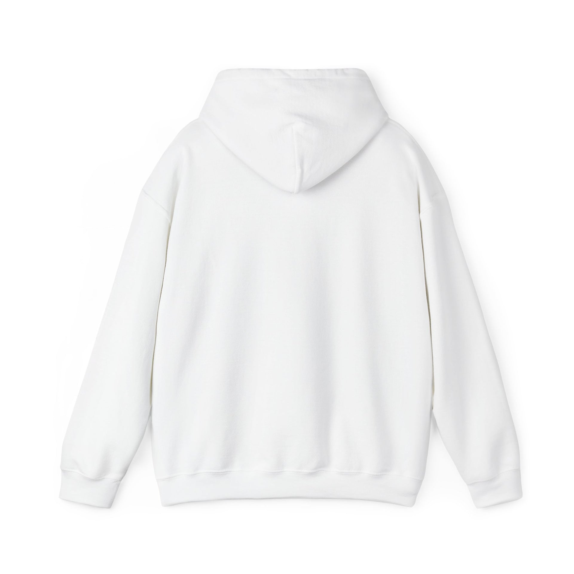 White hoodie on a white background