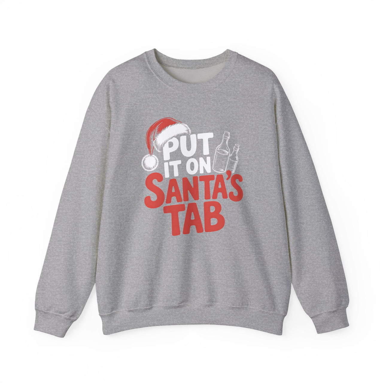 Put It On Santa’s Tab – Funny Christmas Drinking Sweatshirt