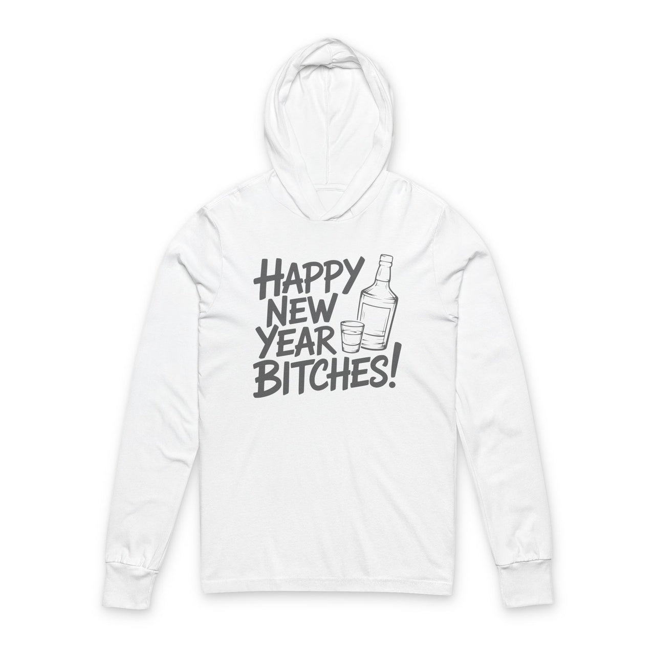 Happy New Year Bitches - Funny New Year's Eve Featherweight Hoodie - Unisex (Men's & Women's)