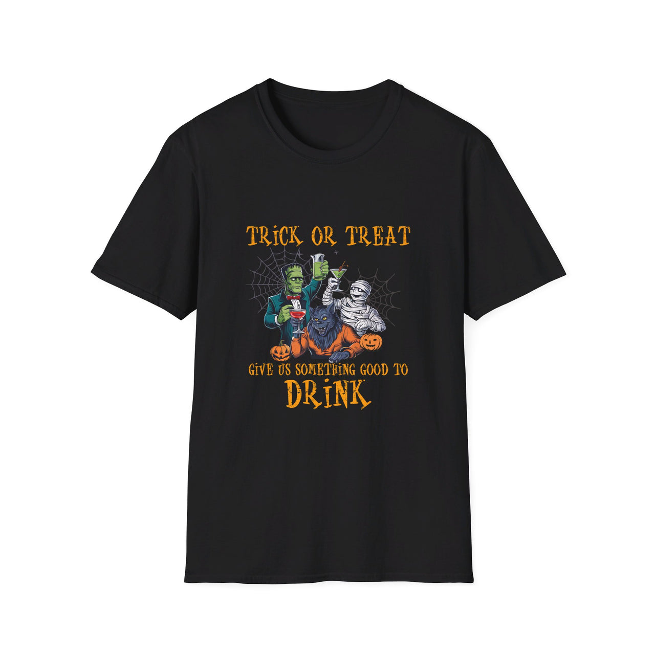 Trick or Treat Give Us Something Good to Drink Funny Halloween Tee