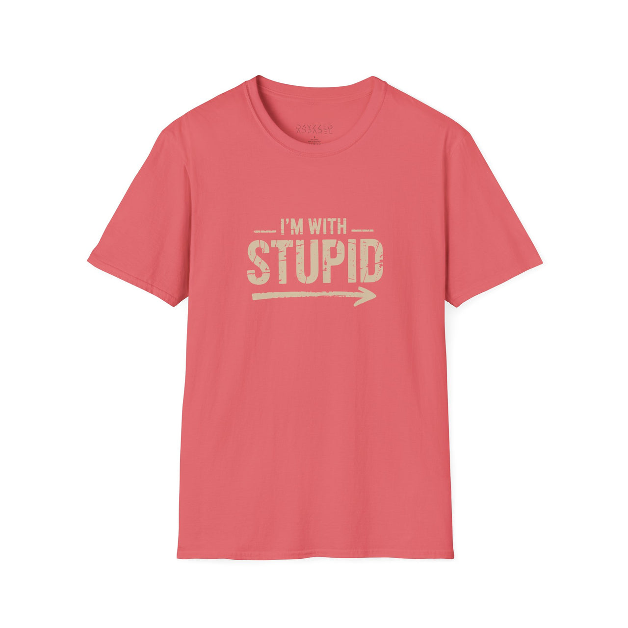 I’m With Stupid Premium Softstyle T-Shirt