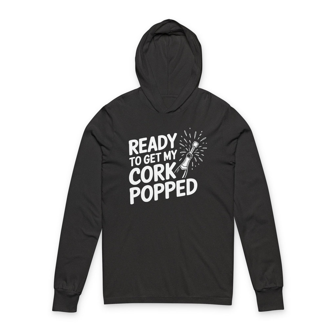 Ready To Get My Cork Popped - Funny New Year's Eve Featherweight Hoodie - Unisex (Men's & Women's)