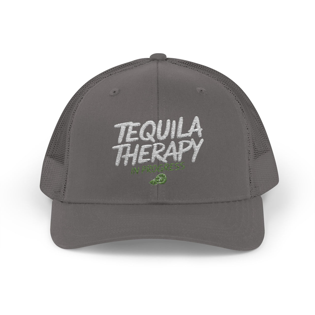Tequila Therapy in Progress Curved Trucker Hat