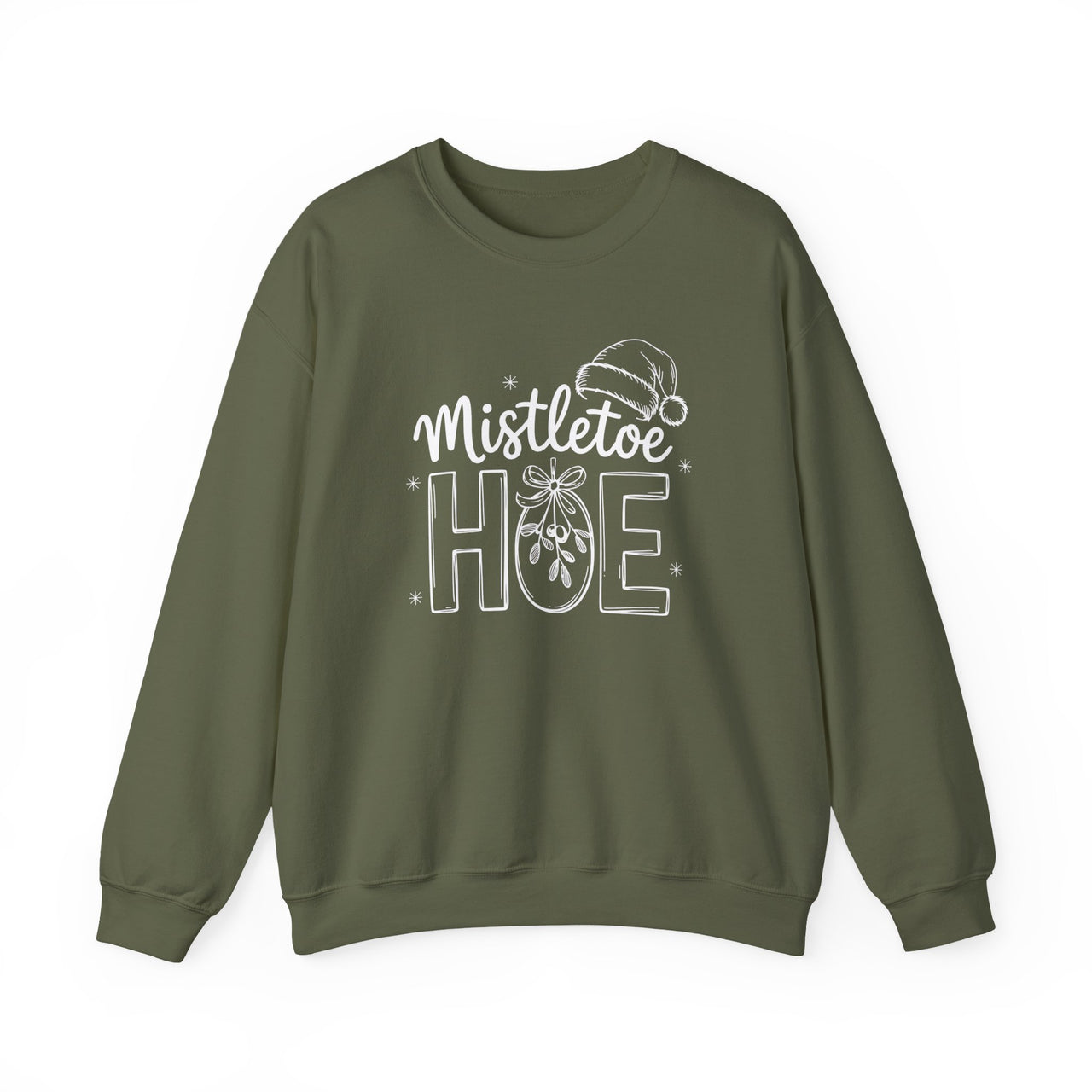 Mistletoe Hoe – Funny Adult Humor Christmas Sweatshirt