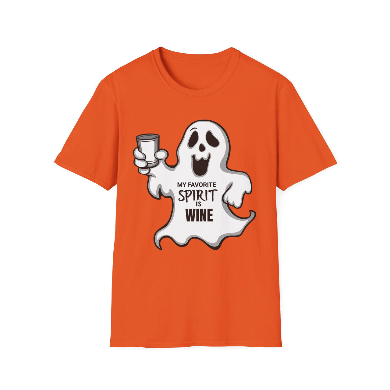 My Favorite Spirit is WIne Funny Halloween Tee