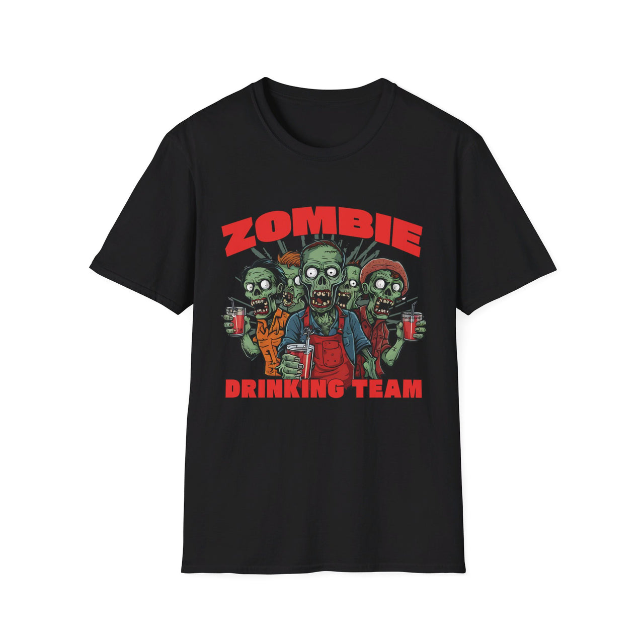 Zombie Drinking Team Funny Halloween Drinking Tee