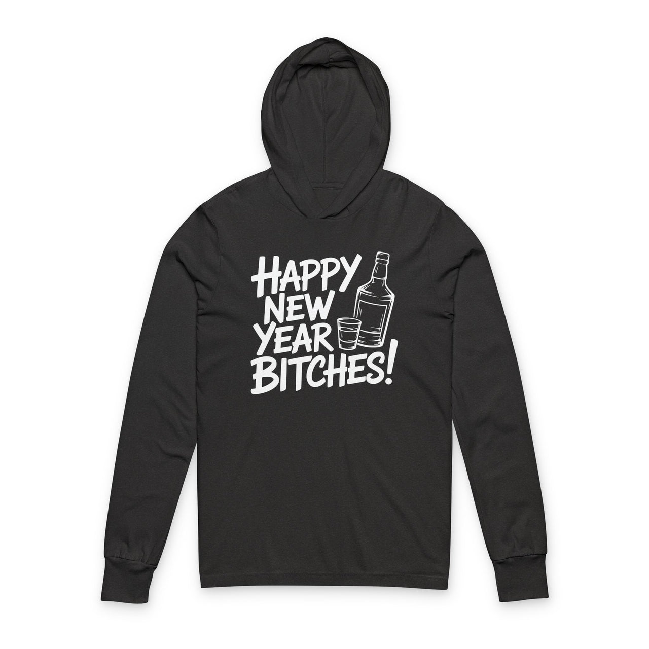 Happy New Year Bitches - Funny New Year's Eve Featherweight Hoodie - Unisex (Men's & Women's)