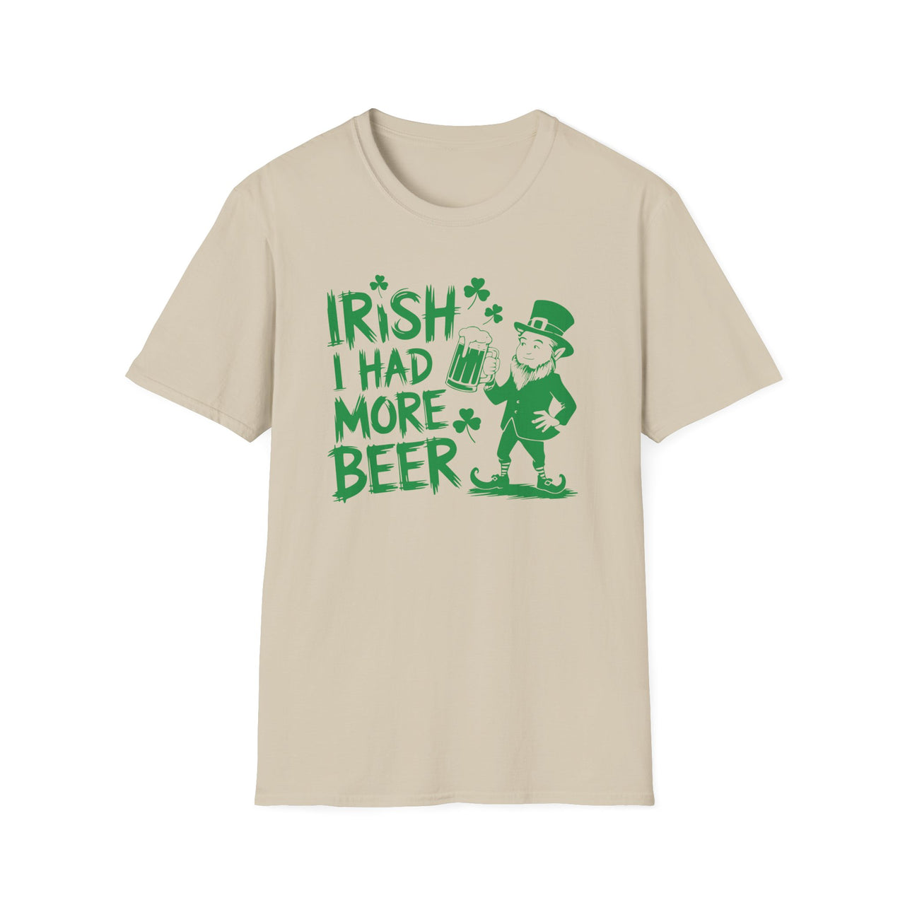 St. Patrick's Day T-Shirt | Irish I Had More Beer | Funny Irish Drinking Tee | Festive St. Paddy’s Shirt