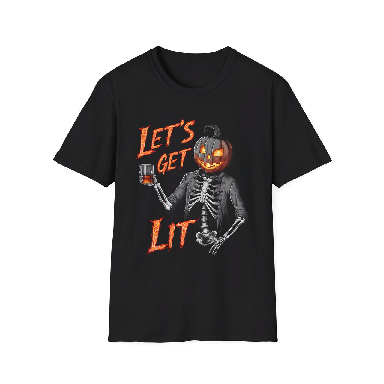 Let's Get Lit Tee Funny Halloween Tee