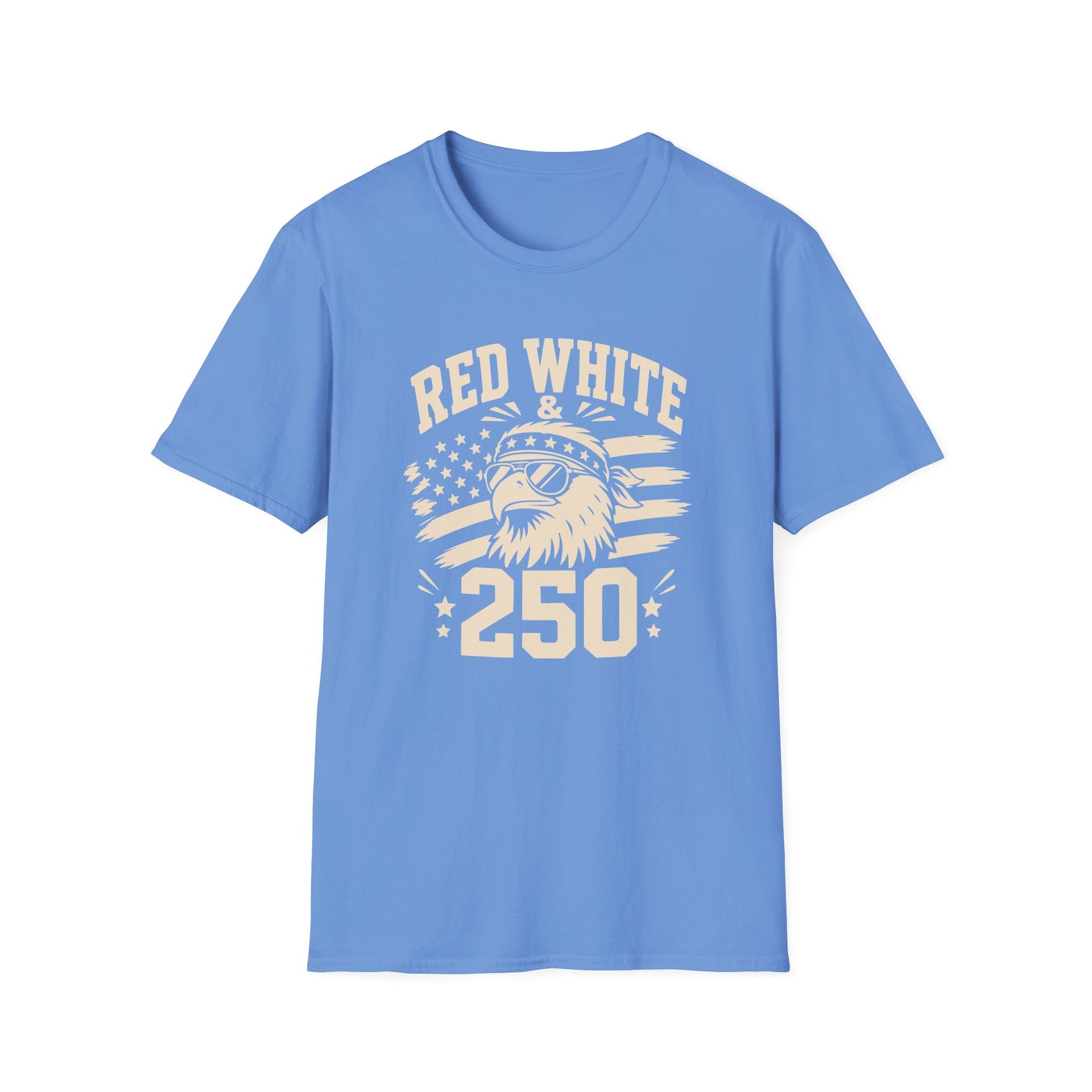 Red White & 250 patriotic eagle t-shirt design