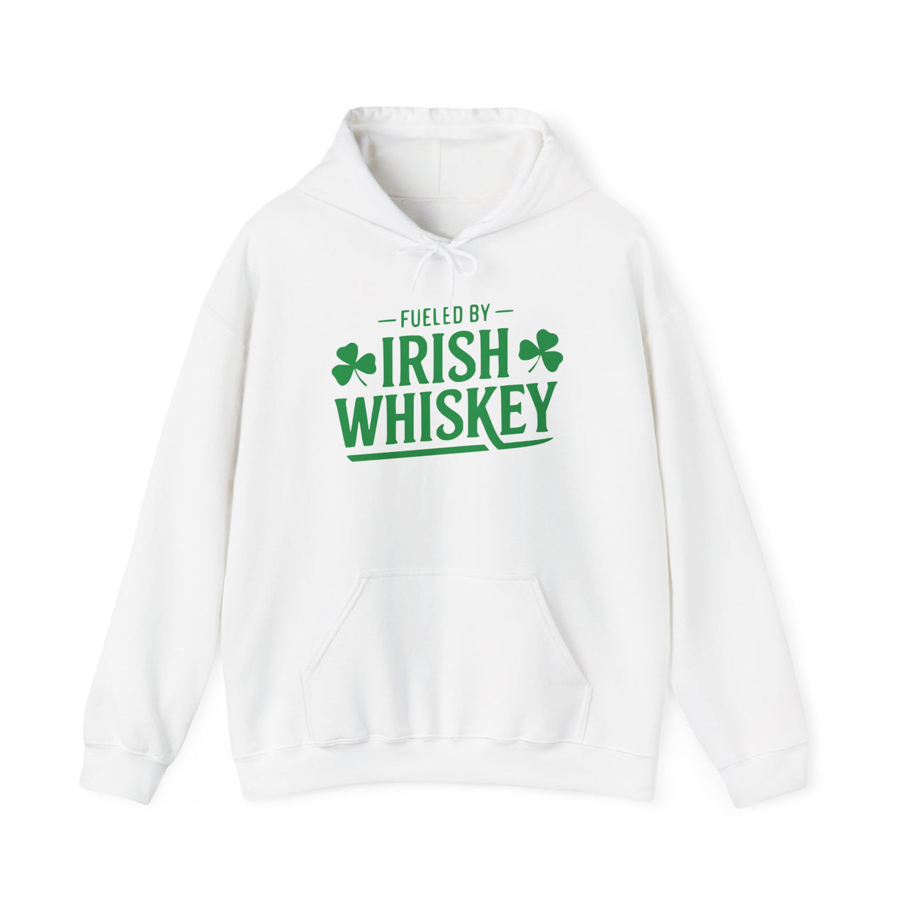 St. Patrick's Day Hoodie | Fueled by Irish Whiskey | Funny Irish Drinking Pullover | Festive St. Paddy’s Sweatshirt for Pub Crawls & Bar Nights