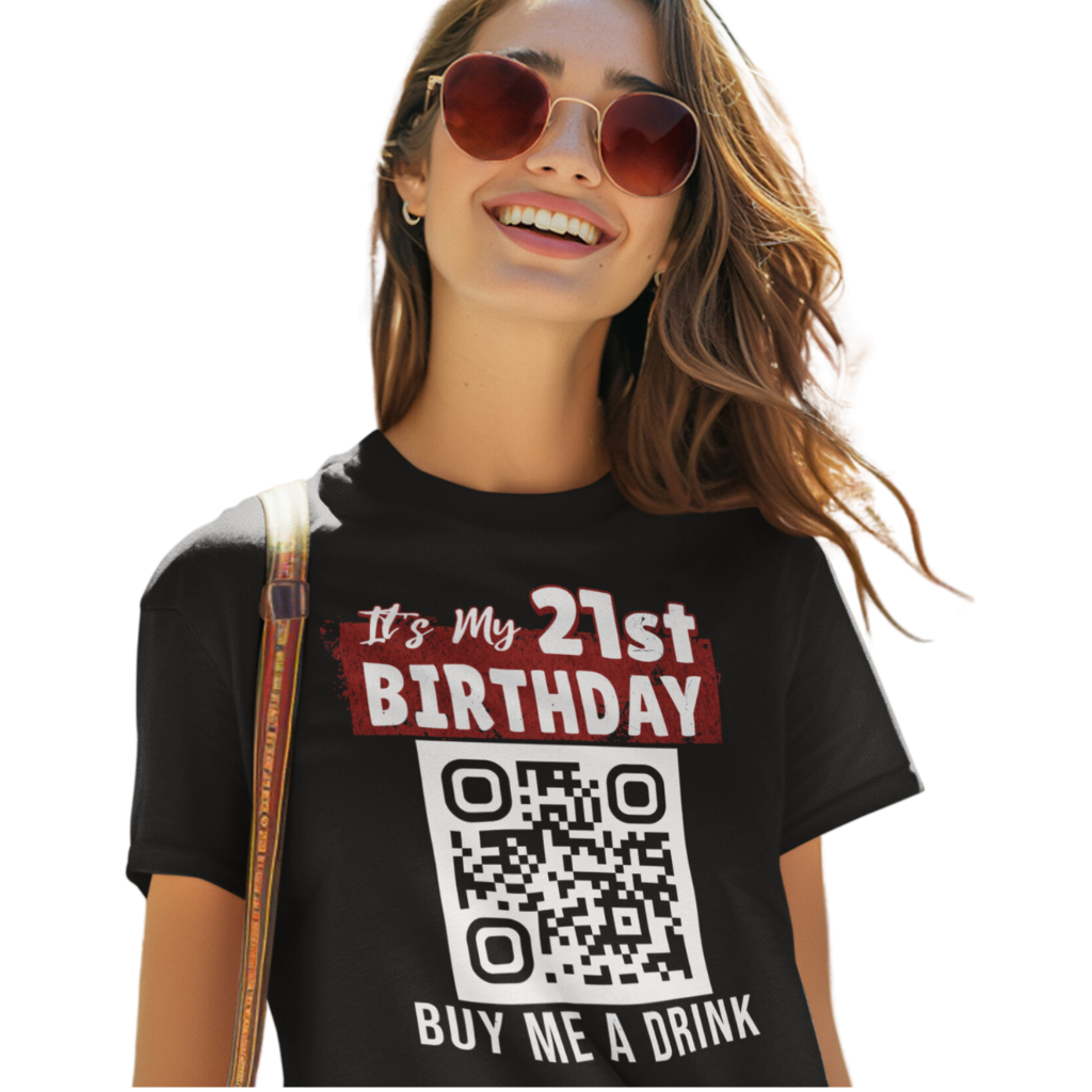 It's My 21st Birthday Buy Me A Drink - T-shirt Personalizable