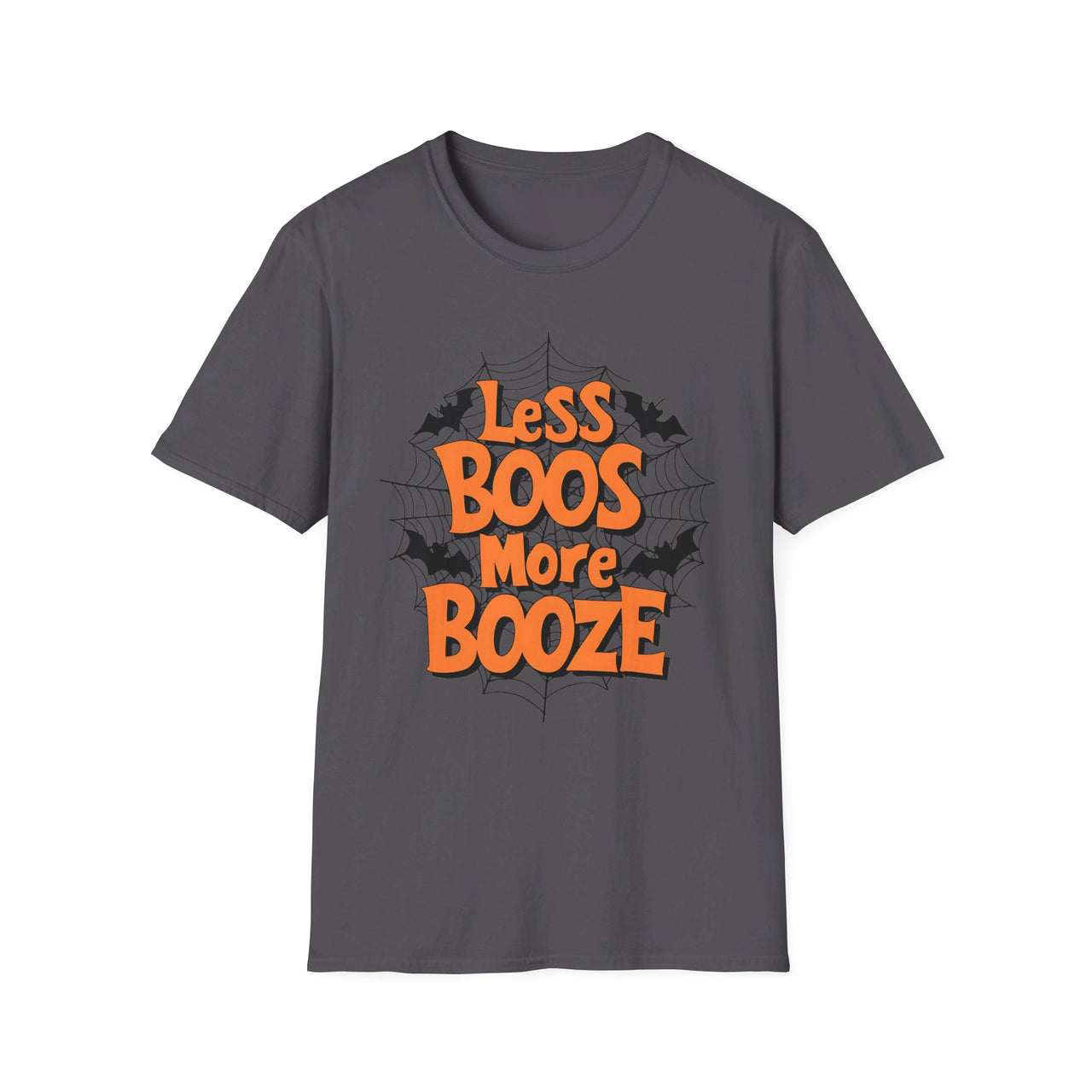 Less Boos More Booze Funny Halloween Tee