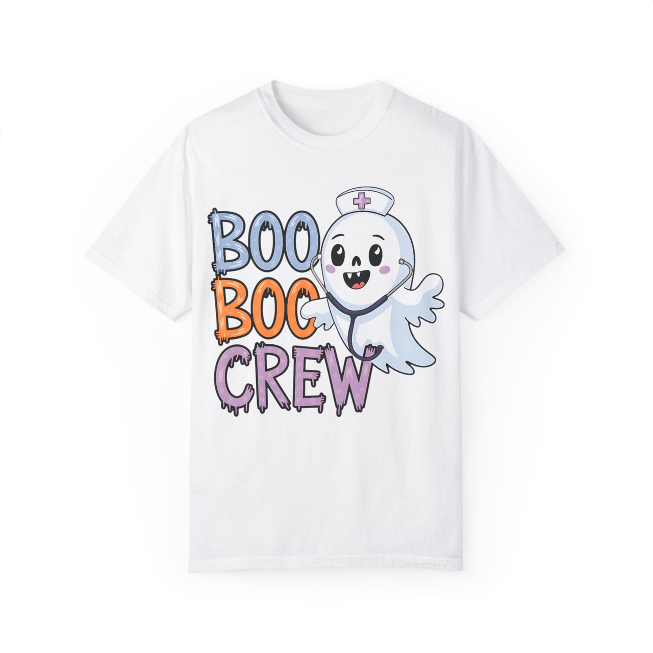 Boo Boo Crew Halloween Nurse Ghost T-shirt