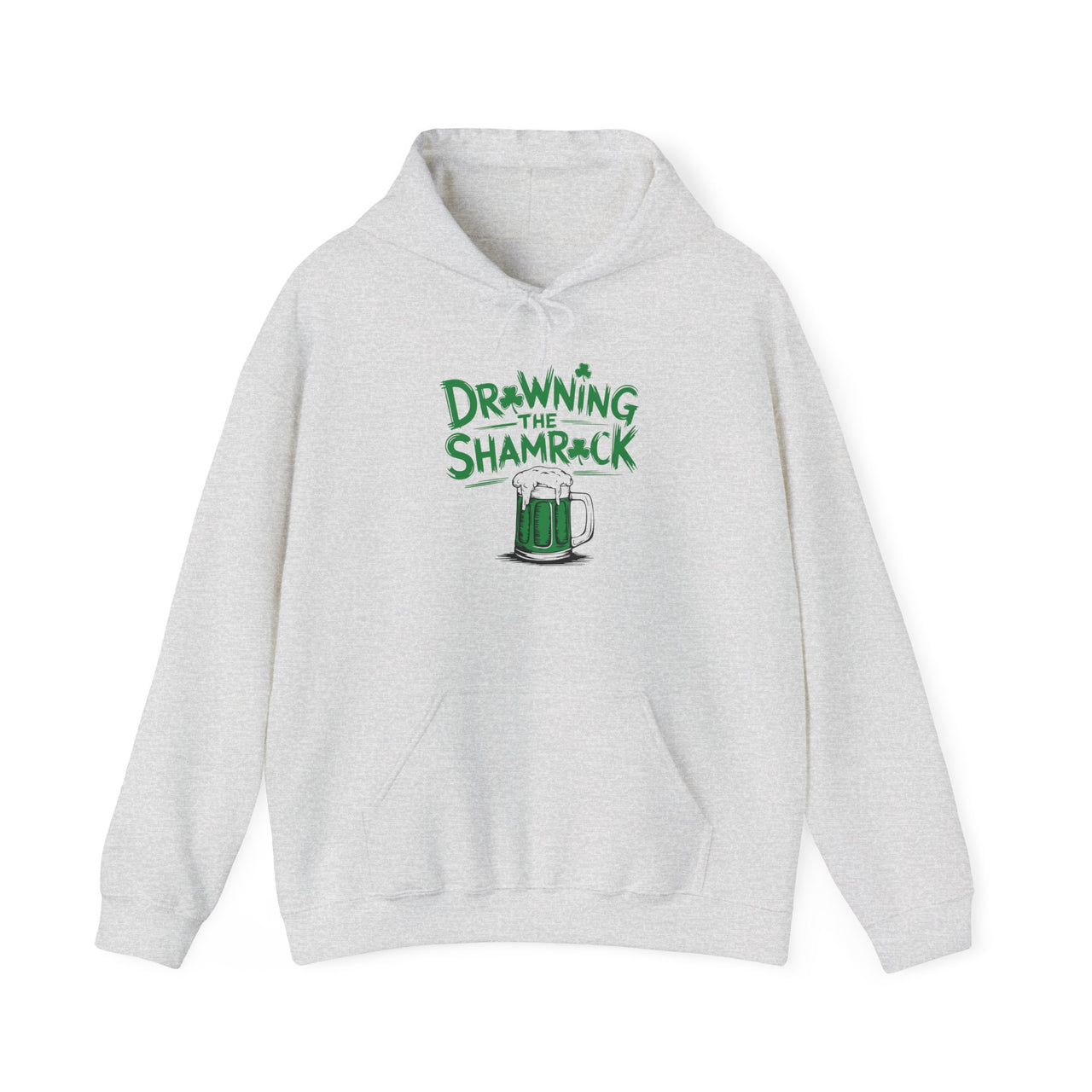 St. Patrick's Day Hoodie | Drowning the Shamrock | Funny Irish Drinking Shirt | Shamrock St. Paddy’s Day Beer Lover Pullover