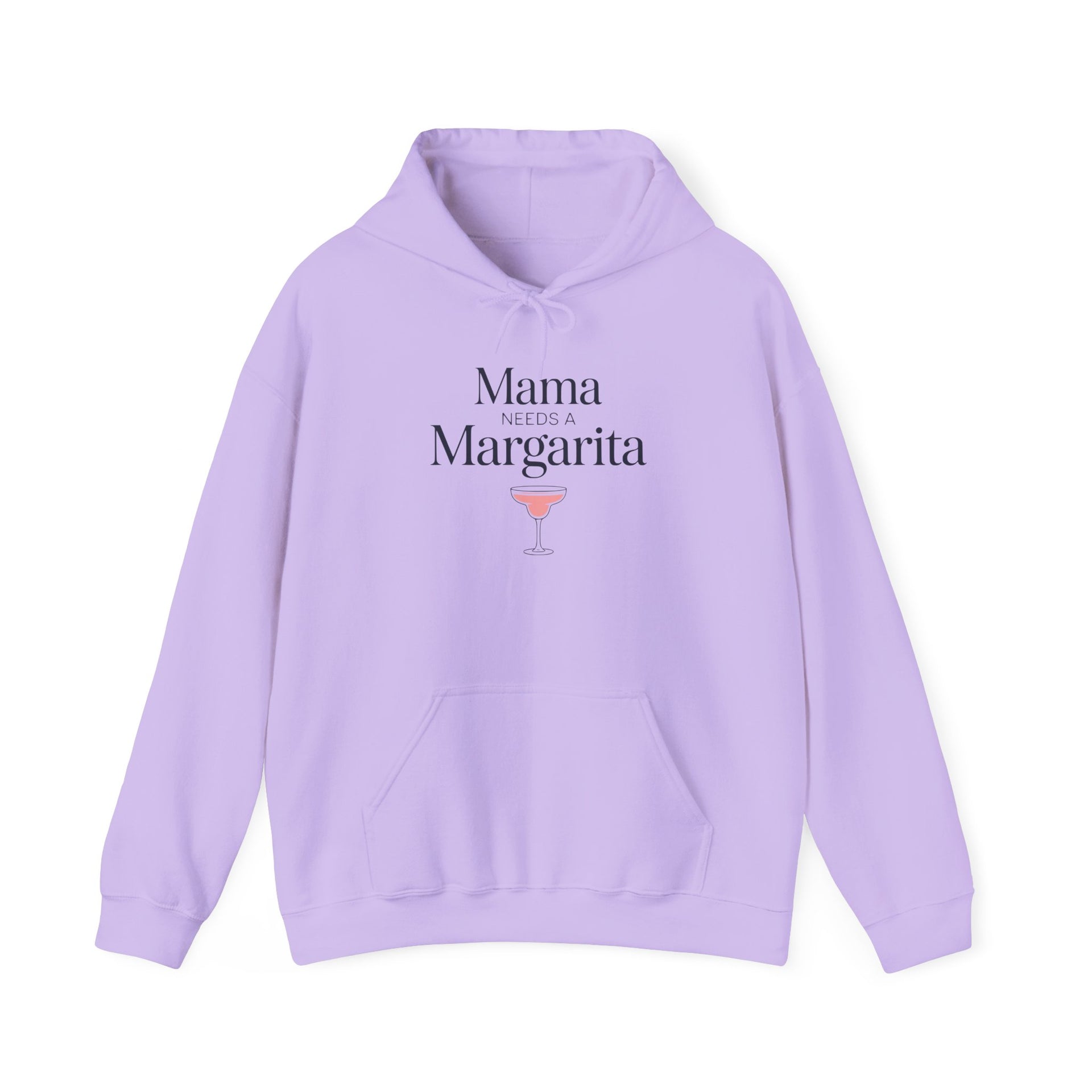 a violet hoodie with 'Mania Needs a Margarita' text and a cocktail graphic funny mother's day, girls trips, beach trips, mom life design