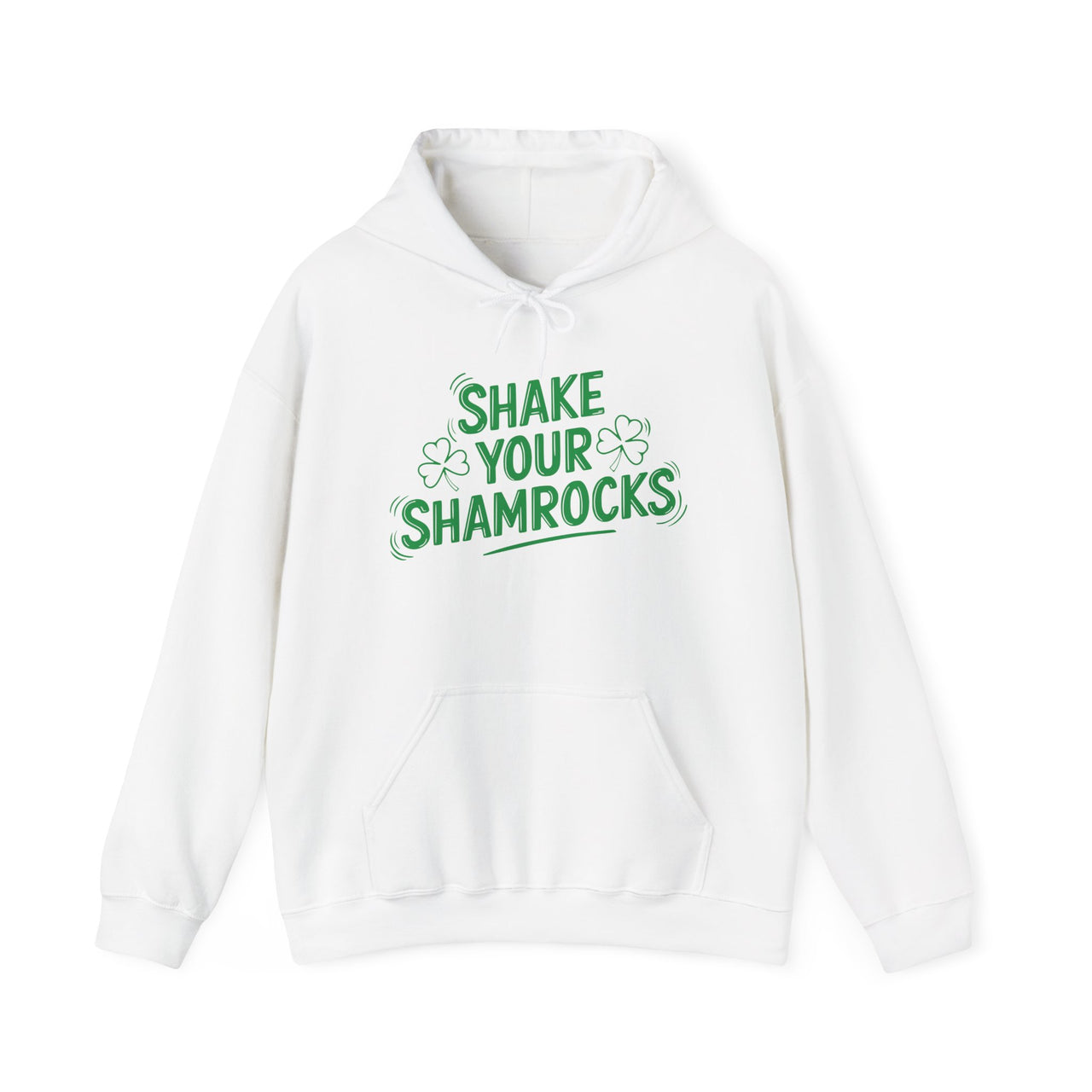 St. Patrick's Day Hoodie | Shake Your Shamrocks | Funny Irish Drinking Pullover | Festive St. Paddy’s Sweatshirt