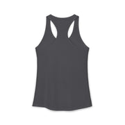 a gray racerback tank top with 'This Vacation is Sponsored by Beer' text funny spring break, beach trip, bachelorette party, girls trip, or lake season design